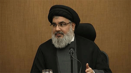 secretario general de Hezbolá, Sayyed Hassan Nasrolá Hezbolá ratifica su apoyo a Michel Aoun para la presidencia del Estado